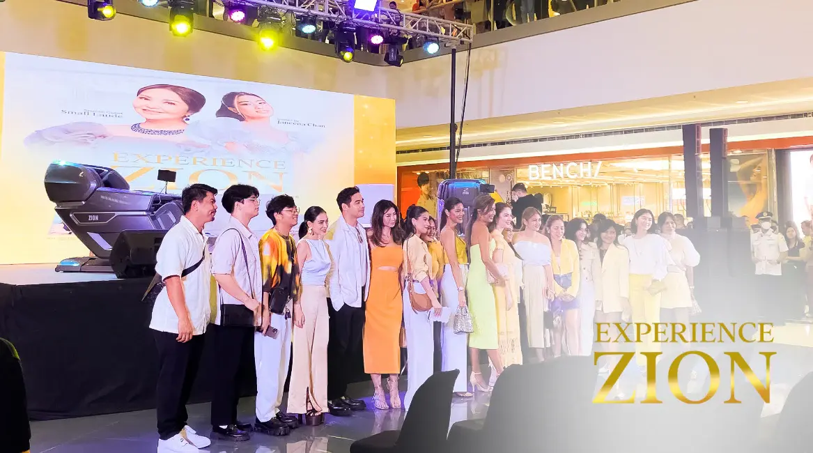 ZION wellness products on display at SM Mall of Asia