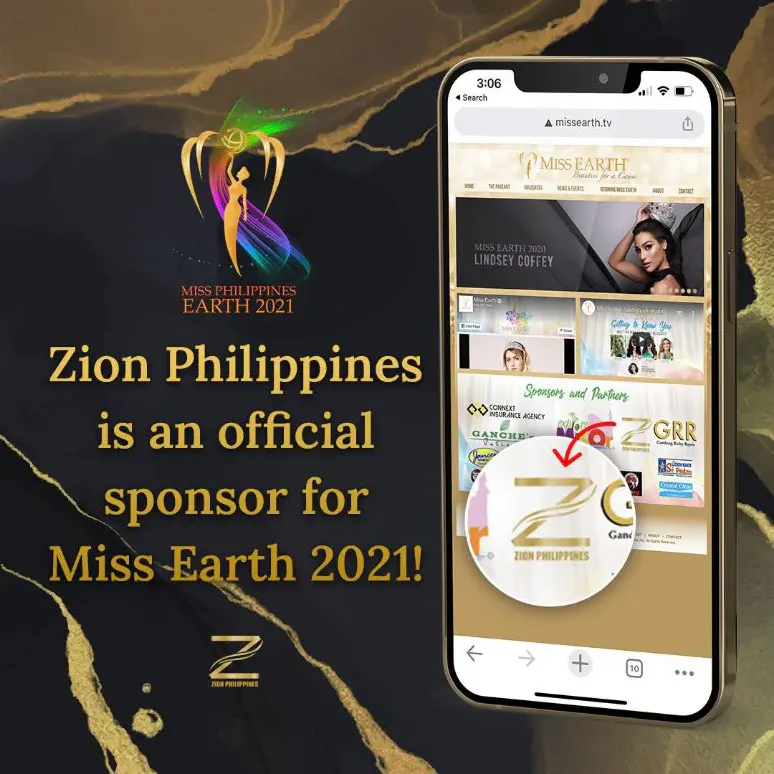 ZION supports Miss Earth 2021