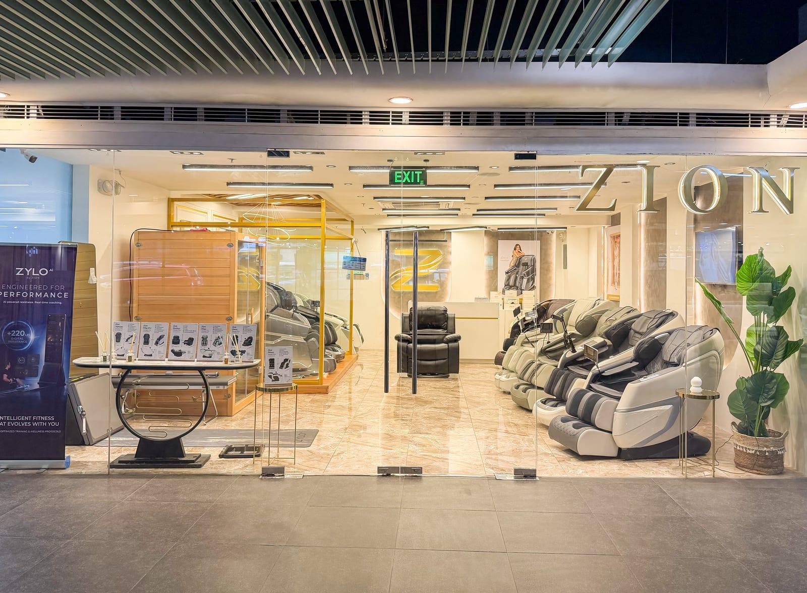 ZION showroom — SM North EDSA — Interior Zone