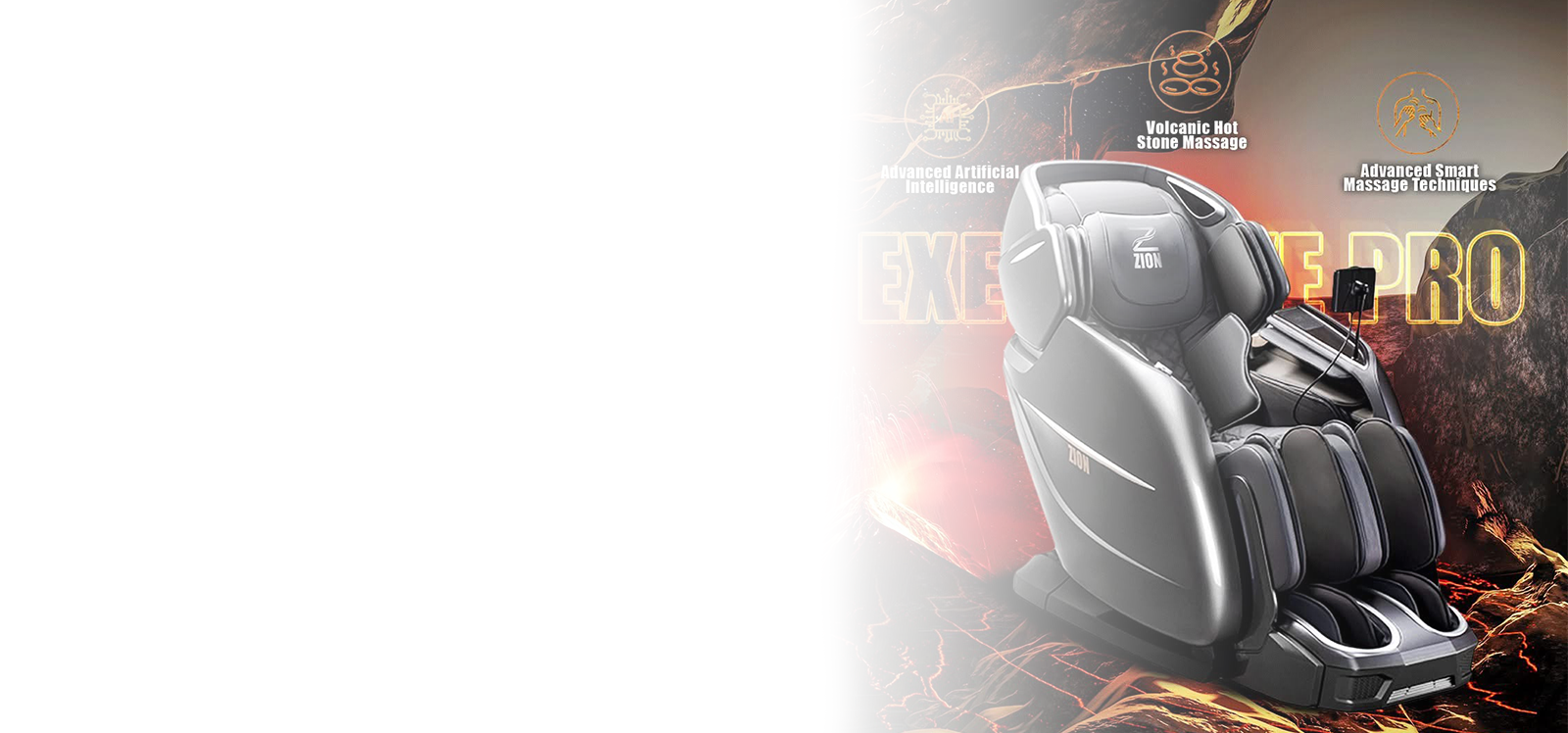 Introducing the Zion Executive Pro: Unleash the Power of Volcanic Hot Stone Massage with Zion’s Latest and Revolutionary Massage Chair, First in the Market