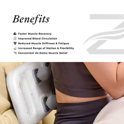 Zion QuadPulse Four-Headed Massage Gun